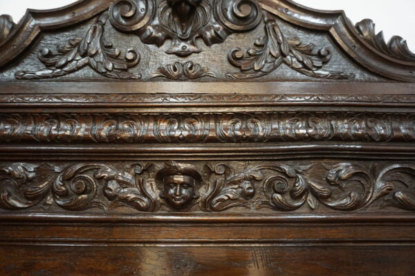 UNIKAT Monumentalny Francuski Kredens / Dressoir Neorenesans