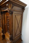 Stary Pałacowy Kabinet - Kredens Neorenesans Francja Figura Diabła