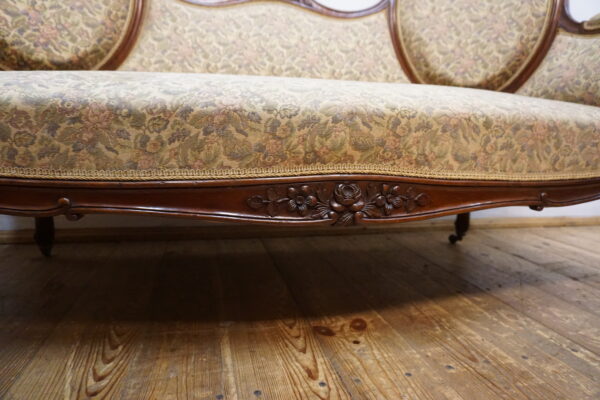 Stara Francuska Sofa Trzyosobowa Ludwik Machoń